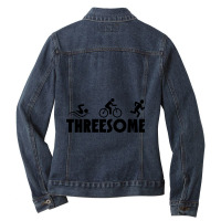 Triathlon (2) Ladies Denim Jacket | Artistshot