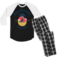 Kota Kinabalu Malaysia T Shirt Men's 3/4 Sleeve Pajama Set | Artistshot