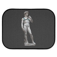 Michelangelo David Leather Harness Sculpture Art Male Statue Torso Rear Car Mat | Artistshot