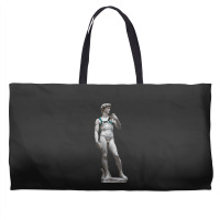 Michelangelo David Leather Harness Sculpture Art Male Statue Torso Weekender Totes | Artistshot