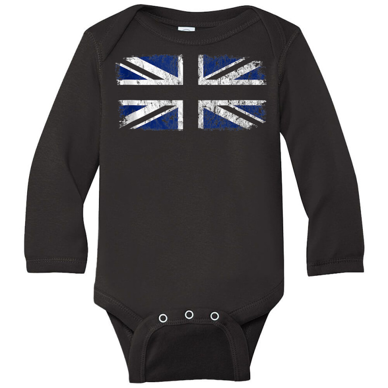 British Flag, Great Britain, United Kingdom Flag, Union Jack Tank Top Long Sleeve Baby Bodysuit | Artistshot