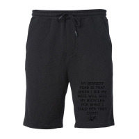 Wife Ampamp Bikes Fleece Short | Artistshot