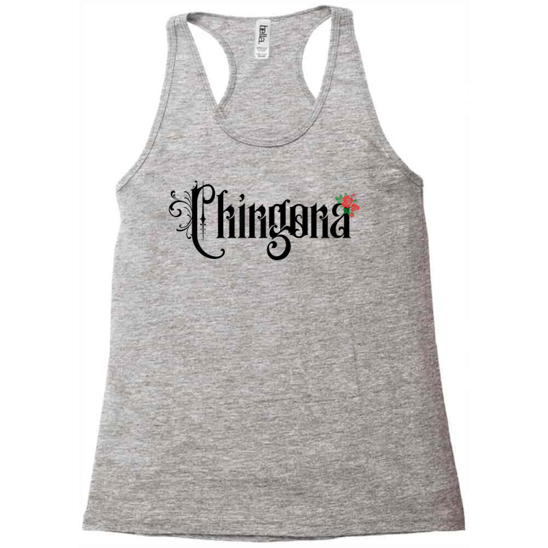 Womens Chingona Badass Latina Funny Chola Latinx Lowrider Tattoo T Shi Racerback Tank by hin | Artistshot