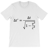 Time Dilation Of Special Relativity, Physics Equation Long Sleeve T Sh T-shirt | Artistshot