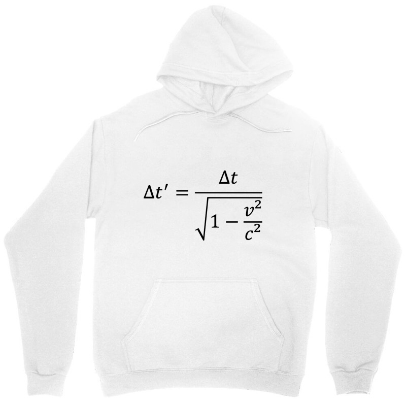 Time Dilation Of Special Relativity, Physics Equation Long Sleeve T Sh Unisex Hoodie by cm-arts | Artistshot