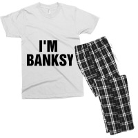 I_m Banksy Men's T-shirt Pajama Set | Artistshot