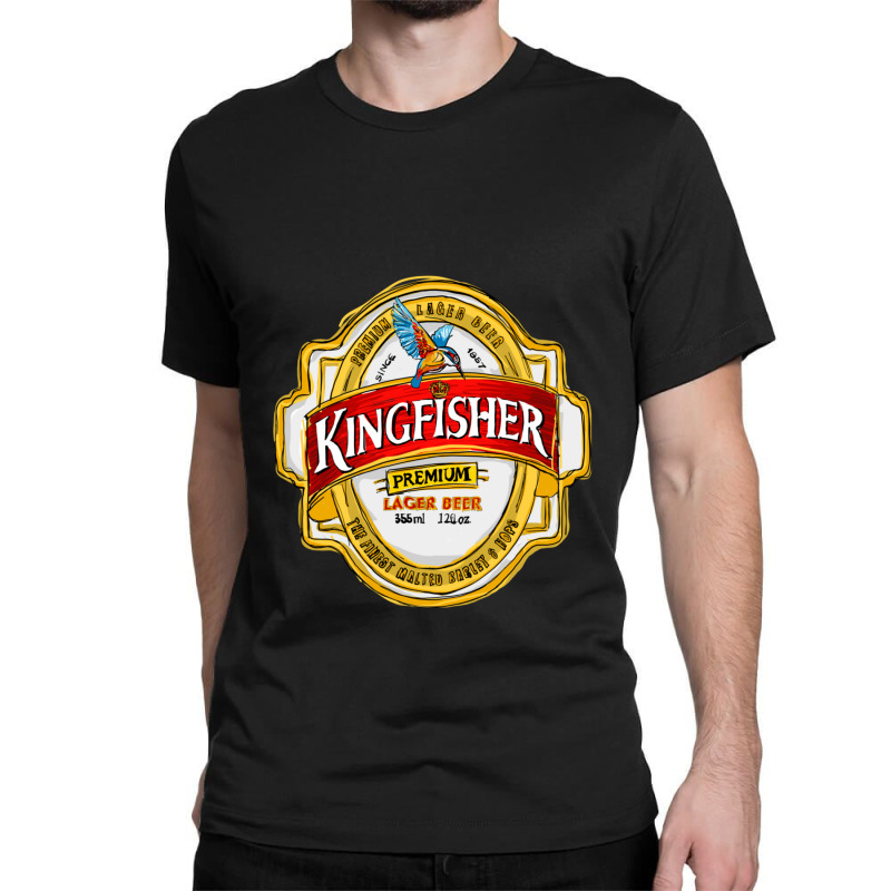 Kingfisher Lager Pop Classic T-shirt by karenfisher | Artistshot