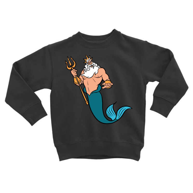 King Triton Toddler Sweatshirt by jamaikan | Artistshot