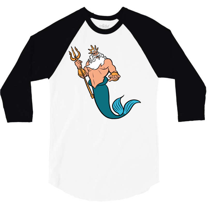 King Triton 3/4 Sleeve Shirt by jamaikan | Artistshot