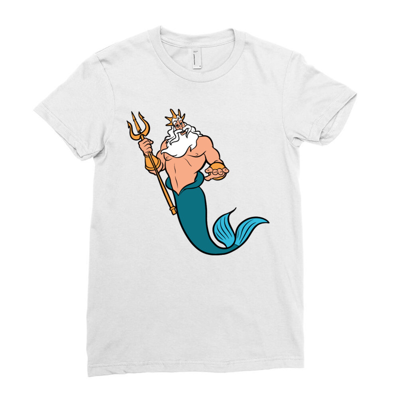 King Triton Ladies Fitted T-Shirt by jamaikan | Artistshot