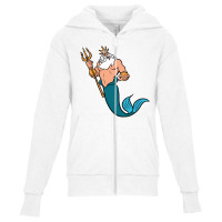 King Triton Youth Zipper Hoodie | Artistshot