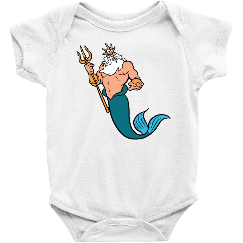 King Triton Baby Bodysuit by jamaikan | Artistshot