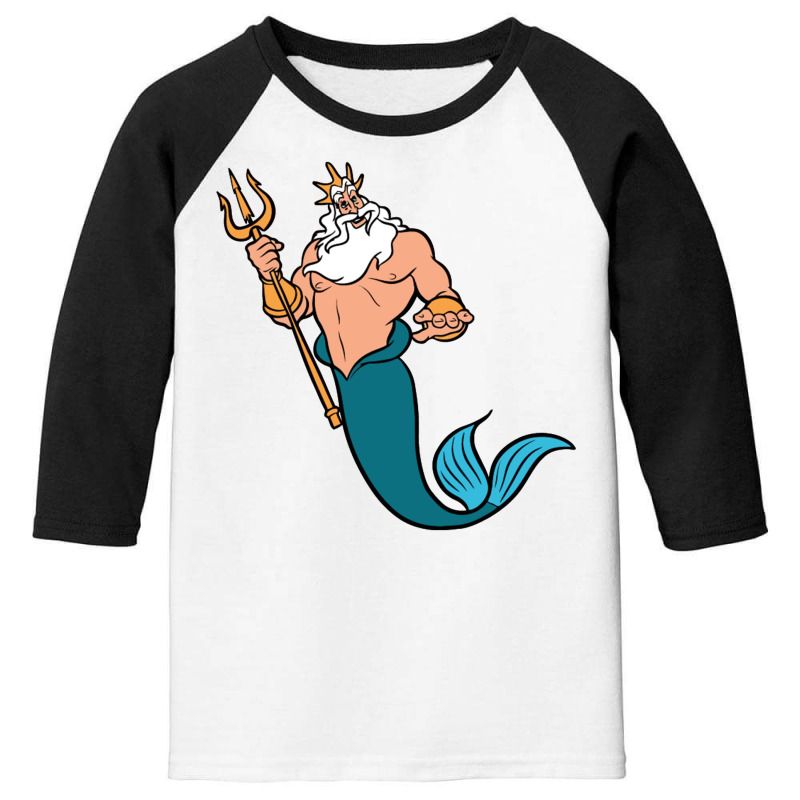 King Triton Youth 3/4 Sleeve by jamaikan | Artistshot