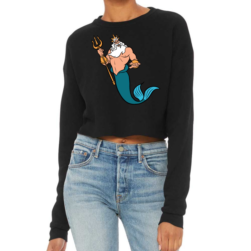 King Triton Cropped Sweater by jamaikan | Artistshot