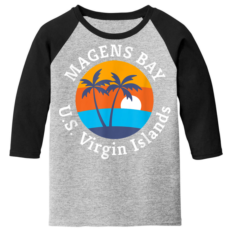 Magens Bay Beach Us Virgin Islands Summer Vacation Souvenir T Shirt Youth 3/4 Sleeve by cm-arts | Artistshot