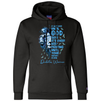 Diabetes Diabetic Warrior It Aint Over Until God Says Its Over 40 Diab Champion Hoodie | Artistshot