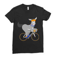 Team Dumbass On Bike Ladies Fitted T-shirt | Artistshot