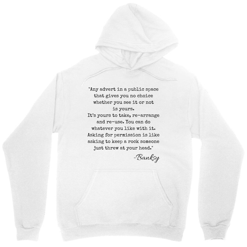 Banksy, England Based Street Artist, Vandal, Political Activist, Film  Unisex Hoodie | Artistshot