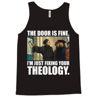 Martin Luther 95 Theses Meme Painting Reformation Day Gift Tank Top | Artistshot