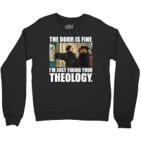 Martin Luther 95 Theses Meme Painting Reformation Day Gift Crewneck Sweatshirt | Artistshot