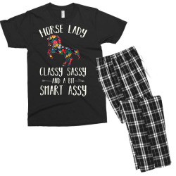 Custom Horse T Shirts With Funny Sayings Horse Lady Classy Sassy Raglan  Baseb Men's T-shirt Pajama Set By Schee - Artistshot