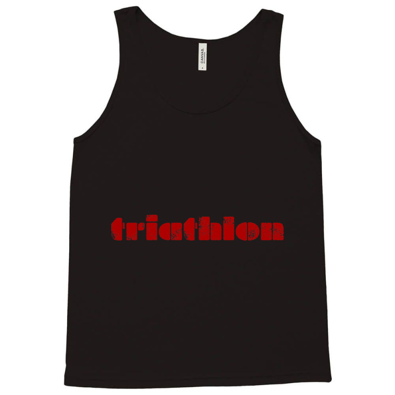 Triathlon Tank Top by cm-arts | Artistshot