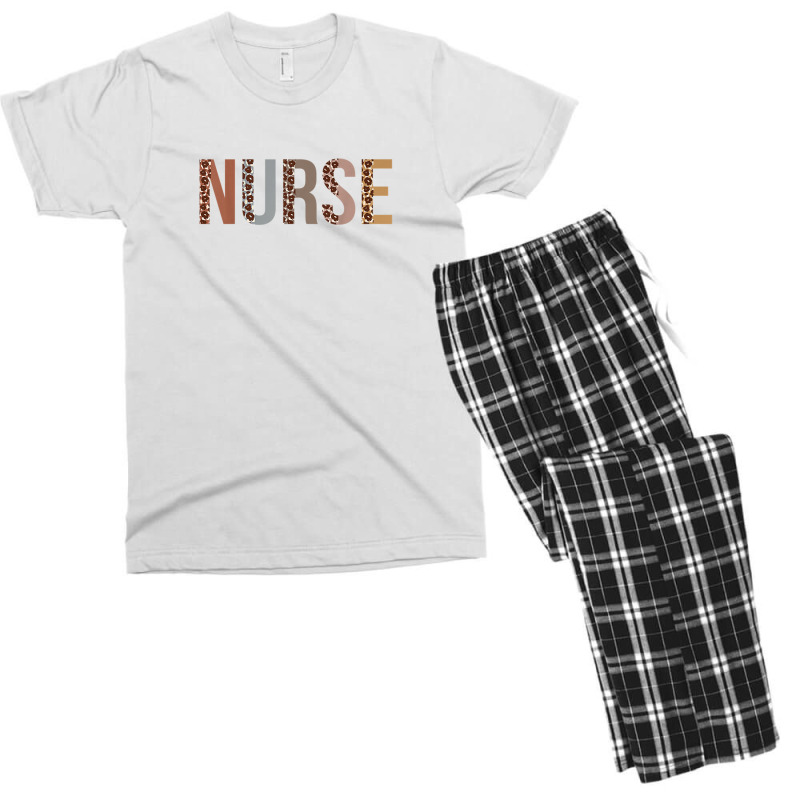 Leopard Nurse Day Appreciation Nurse Week For Women For Work Men's T-shirt Pajama Set by edahisiskey | Artistshot