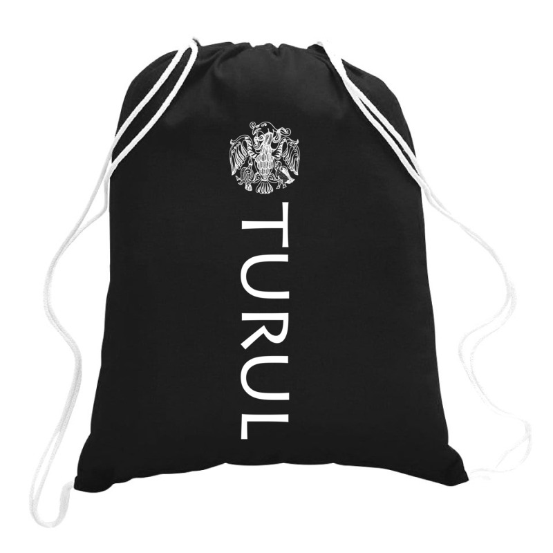 Turul Hungarian Flag Creation Myth Protector Spirit Phenix Shaman Myth Drawstring Bags by cm-arts | Artistshot