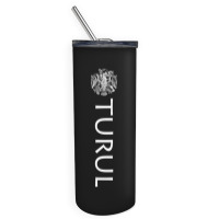 Turul Hungarian Flag Creation Myth Protector Spirit Phenix Shaman Myth Skinny Tumbler | Artistshot