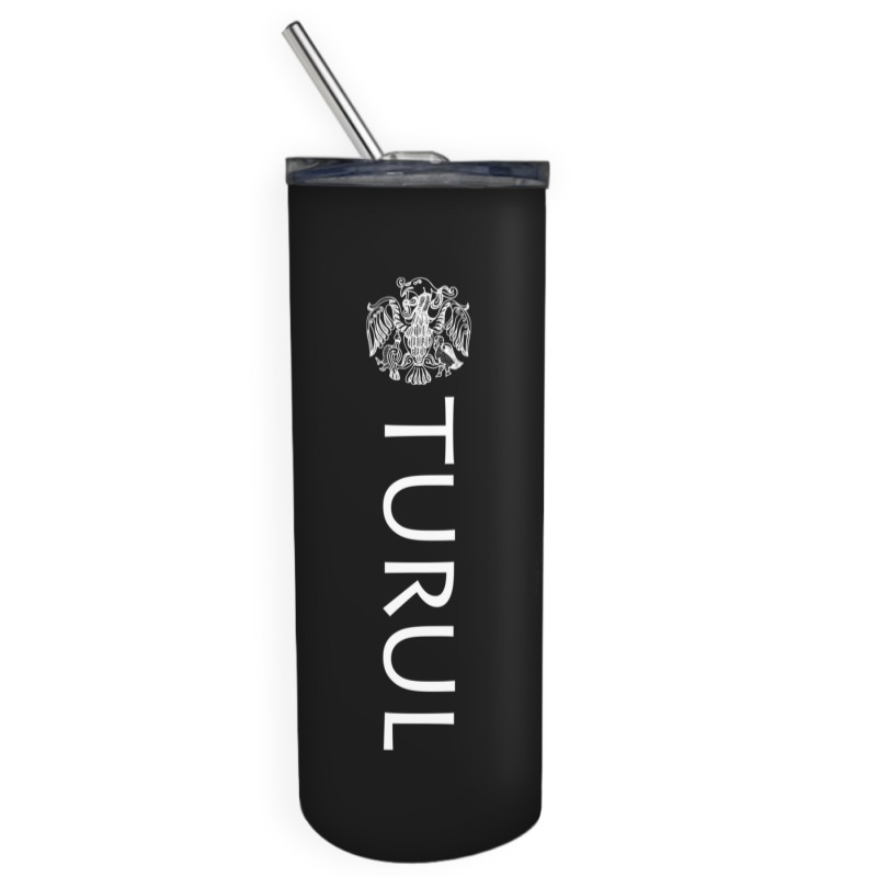 Turul Hungarian Flag Creation Myth Protector Spirit Phenix Shaman Myth Skinny Tumbler by cm-arts | Artistshot