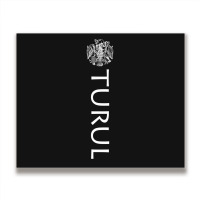 Turul Hungarian Flag Creation Myth Protector Spirit Phenix Shaman Myth Metal Print Horizontal | Artistshot