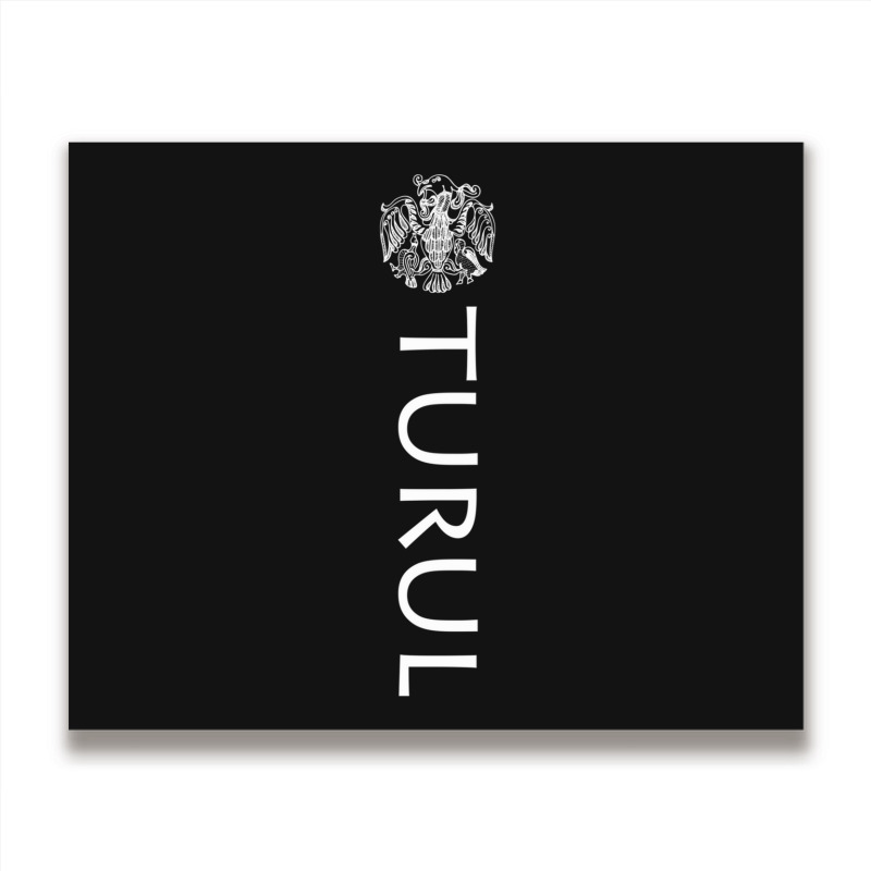 Turul Hungarian Flag Creation Myth Protector Spirit Phenix Shaman Myth Metal Print Horizontal by cm-arts | Artistshot