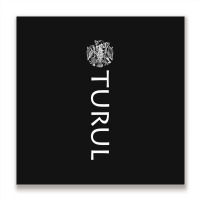 Turul Hungarian Flag Creation Myth Protector Spirit Phenix Shaman Myth Metal Print Square | Artistshot