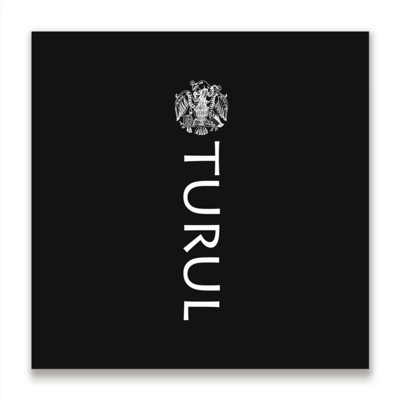 Turul Hungarian Flag Creation Myth Protector Spirit Phenix Shaman Myth Metal Print Square by cm-arts | Artistshot