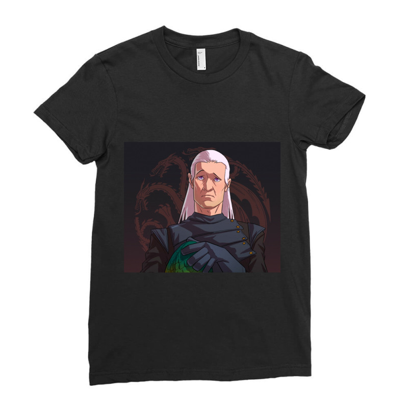 Daemon Ladies Fitted T-Shirt by cm-arts | Artistshot