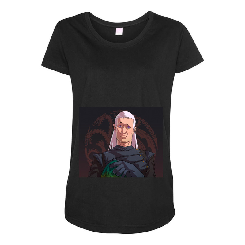 Daemon Maternity Scoop Neck T-shirt by cm-arts | Artistshot