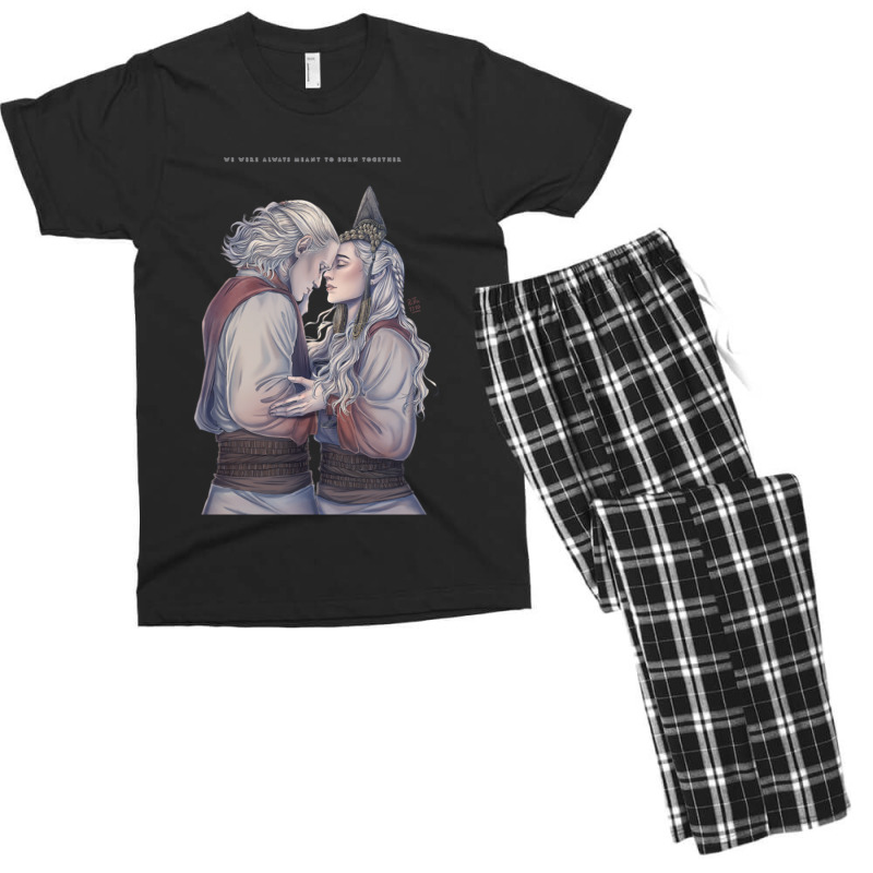 Daemon And Rhaenyra Men's T-shirt Pajama Set by cm-arts | Artistshot