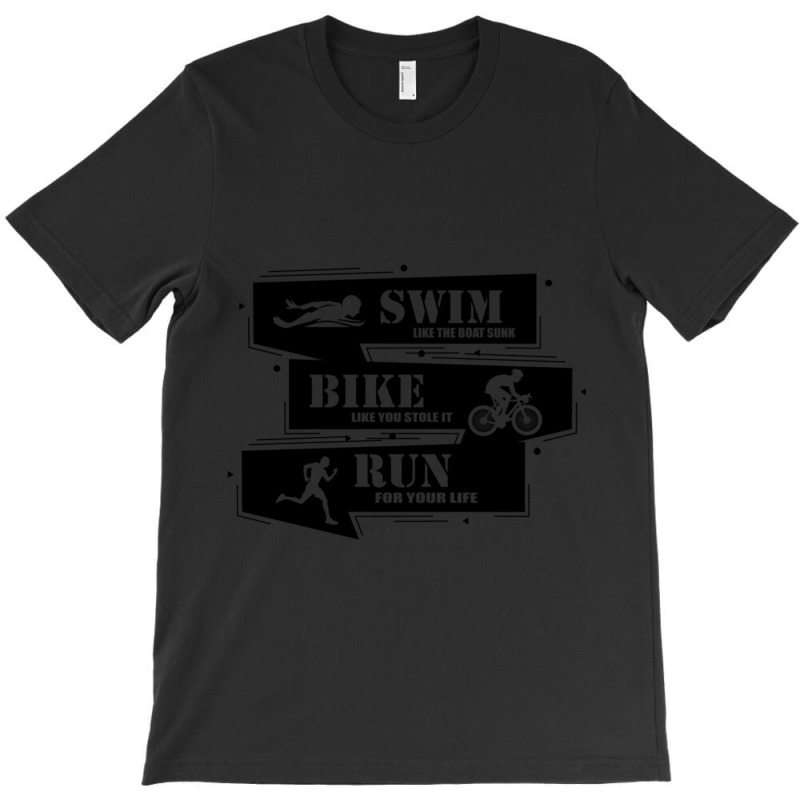 Triathlon T-Shirt by cm-arts | Artistshot