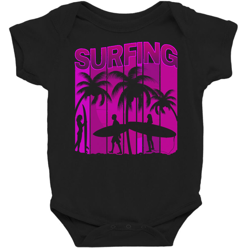 Summer T  Shirtsurf Surfer Summer Surfing Family Vacation Mode T  Shir Baby Bodysuit | Artistshot