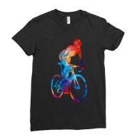 Woman Triathlon Cycling 06 Ladies Fitted T-shirt | Artistshot