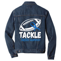 Tackle Diabetic Blue Diabetes Type 1 Awareness Warrior Men Premium T S Men Denim Jacket | Artistshot