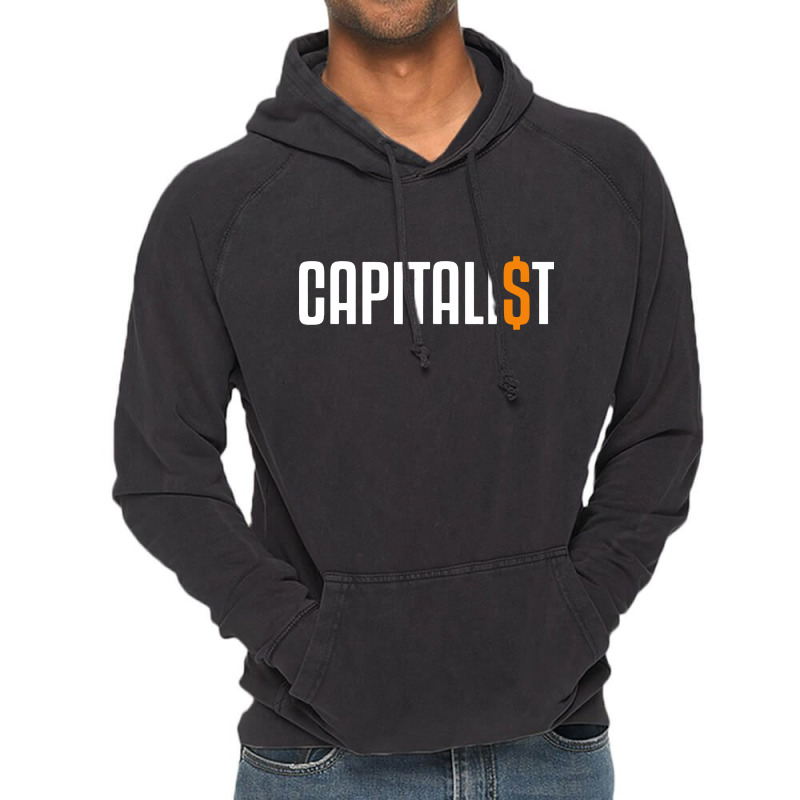 Capitalism Capitalist Vintage Hoodie by Bull Tees | Artistshot