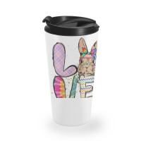 Funny Easter Bunny With Glasses For Women And Rabbit Lover T Shirt Travel Mug | Artistshot