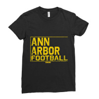 Ann Arbor Tball College Town Located In Michigan Ladies Fitted T-shirt | Artistshot