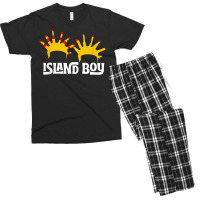 I'm An Island Boy, Island Boy Shirt, Ima Just Island Boy T Shirt Men's T-shirt Pajama Set | Artistshot