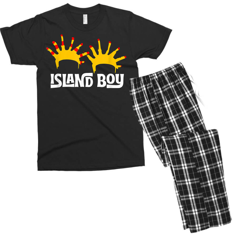 I'm An Island Boy, Island Boy Shirt, Ima Just Island Boy T Shirt Men's T-shirt Pajama Set by cm-arts | Artistshot