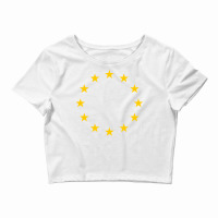 The Flag Of Europe Crop Top | Artistshot