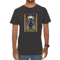 The Goddess Hecate Tarot Card Triple Moon Wiccan Pagan Witch Vintage T-shirt | Artistshot