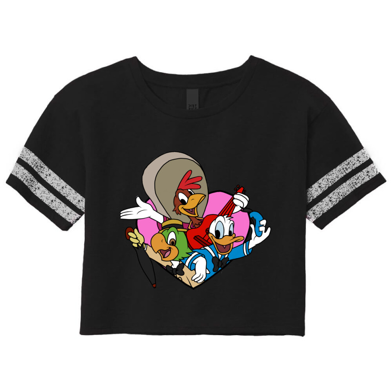 Three Caballeros Love Scorecard Crop Tee by cm-arts | Artistshot