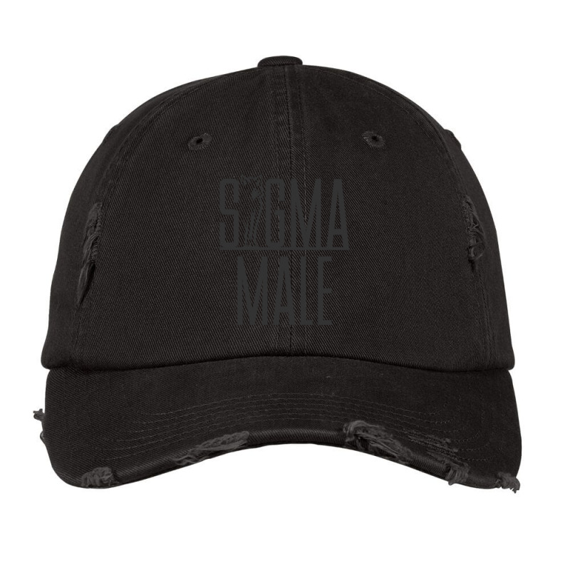 Sigma Male Vintage Cap by RANDYMARTIN | Artistshot